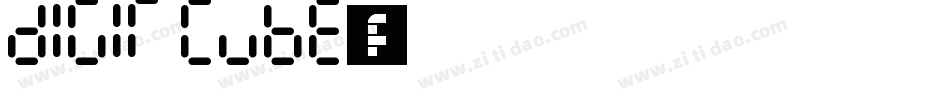 Digit Cube字体转换
